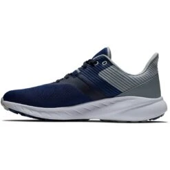 FootJoy Flex Golf Shoes Navy/Grey -Callaway Store footjoy flex golf shoes navy grey 56285 spine itempicture
