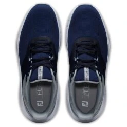 FootJoy Flex Golf Shoes Navy/Grey -Callaway Store footjoy flex golf shoes navy grey 56285 top itempicture
