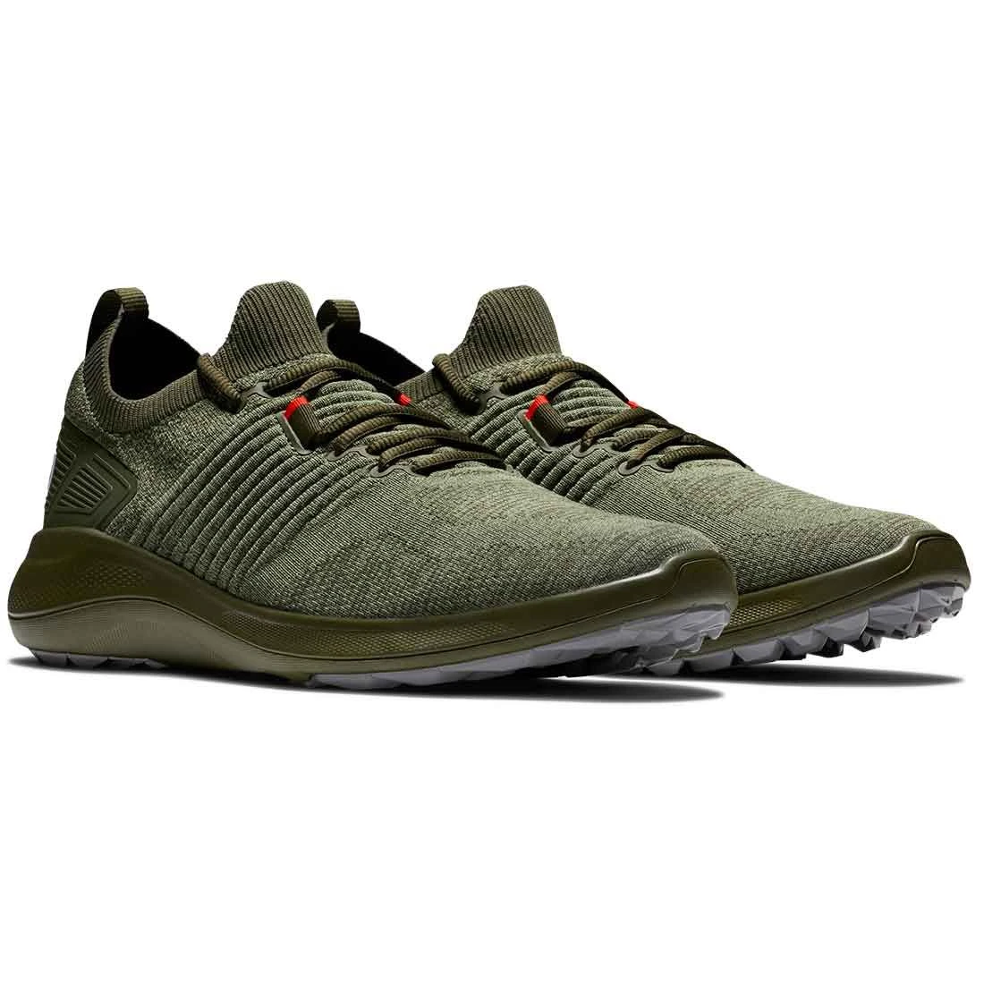 FootJoy Flex XP Golf Shoes Olive Knit 4 FootJoy Flex XP Golf Shoes Olive Knit - Image 4