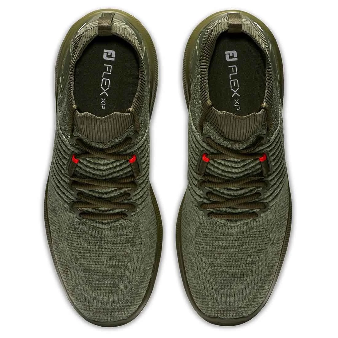 FootJoy Flex XP Golf Shoes Olive Knit 6 FootJoy Flex XP Golf Shoes Olive Knit - Image 6