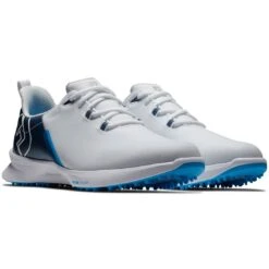 FootJoy Fuel Sport Golf Shoes White/Blue 10 FootJoy Fuel Sport Golf Shoes White/Blue -Callaway Store footjoy fuel sport golf shoes white blue 55454 pair itempicture