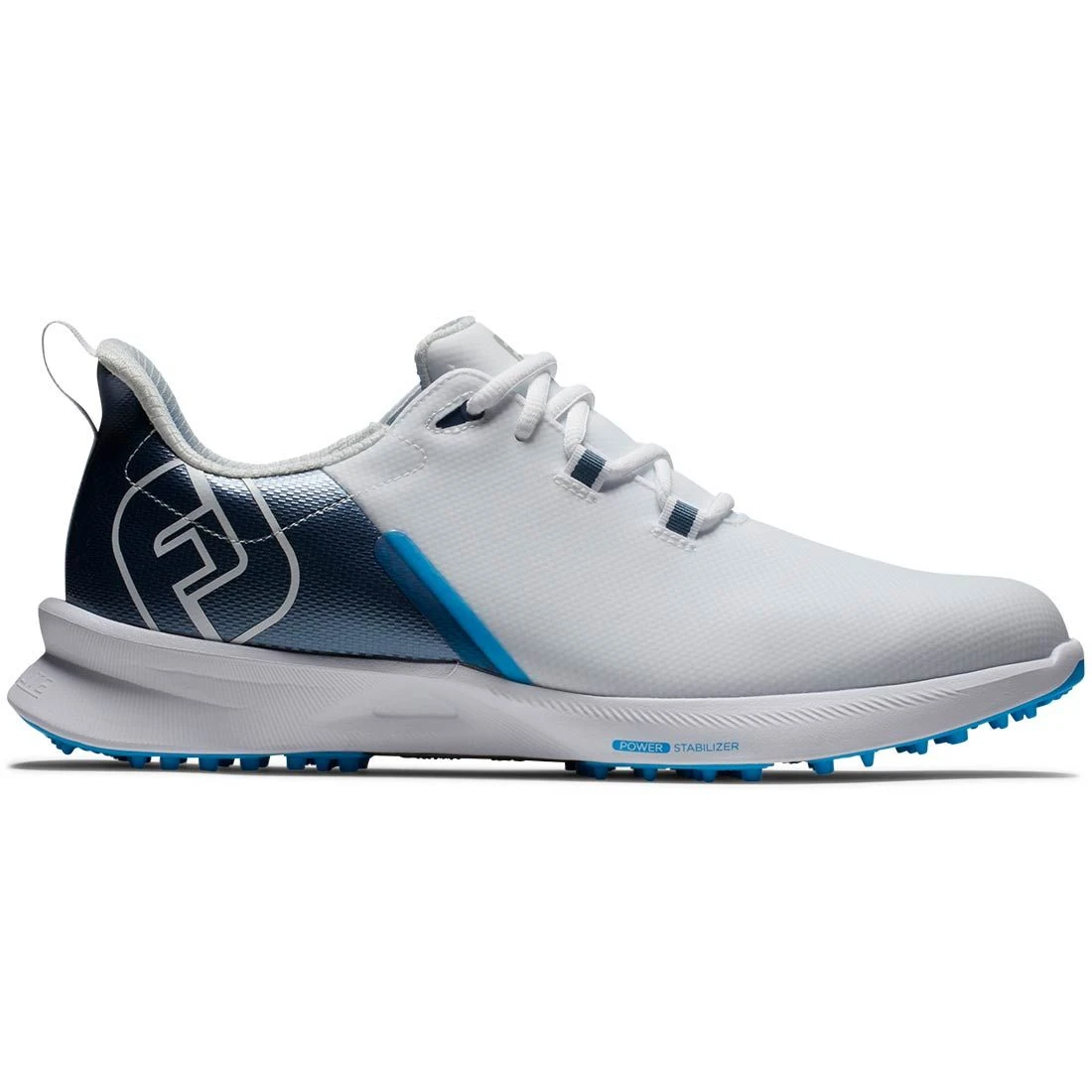 FootJoy Fuel Sport Golf Shoes White/Blue 1 FootJoy Fuel Sport Golf Shoes White/Blue