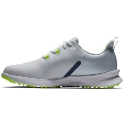 FootJoy Fuel Sport Golf Shoes White/Navy 12 FootJoy Fuel Sport Golf Shoes White/Navy -Callaway Store footjoy fuel sport golf shoes white navy 55453 side itempicture