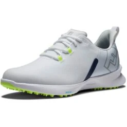 FootJoy Fuel Sport Golf Shoes White/Navy 9 FootJoy Fuel Sport Golf Shoes White/Navy -Callaway Store footjoy fuel sport golf shoes white navy 55453 toe itempicture