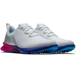 FootJoy Fuel Sport Golf Shoes White/Pink 10 FootJoy Fuel Sport Golf Shoes White/Pink -Callaway Store footjoy fuel sport golf shoes white pink 55455 pair itempicture