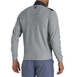 FootJoy Full Zip Hybrid Jacket 15 FootJoy Full Zip Hybrid Jacket -Callaway Store footjoy full zip hybrid jacket navy heather grey back itempicture