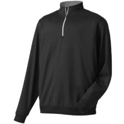 FootJoy Half Zip Pullover 9 FootJoy Half Zip Pullover -Callaway Store footjoy half zip pullvoer black hero itempicture