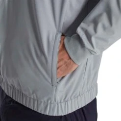 FootJoy Half Zip Windshirt -Callaway Store footjoy half zip windshirt grey detail itempicture