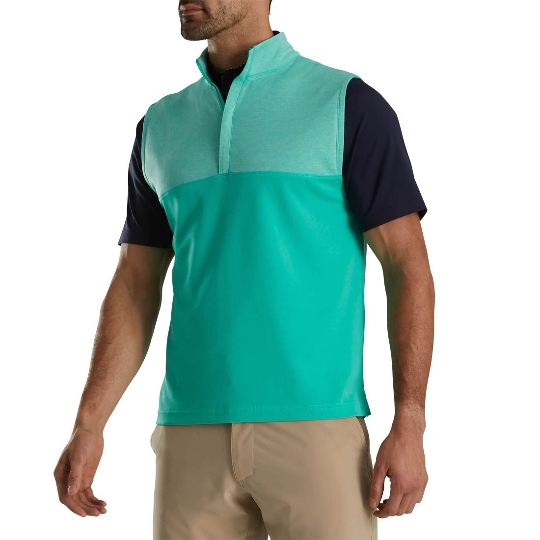 FootJoy Heather Yoke Half Zip Vest 6 FootJoy Heather Yoke Half Zip Vest - Image 6