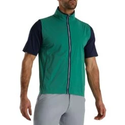 FootJoy HydroKnit Vest 8 FootJoy HydroKnit Vest -Callaway Store footjoy hydroknit vest evergreen navy front itempicture