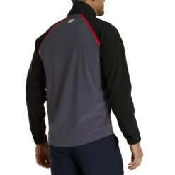 FootJoy HydroTour Rain Jacket 13 FootJoy HydroTour Rain Jacket -Callaway Store footjoy hydrotour rain jacket black charcoal red back itempicture