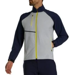 FootJoy HydroTour Rain Jacket 15 FootJoy HydroTour Rain Jacket -Callaway Store footjoy hydrotour rain jacket navy grey itempicture