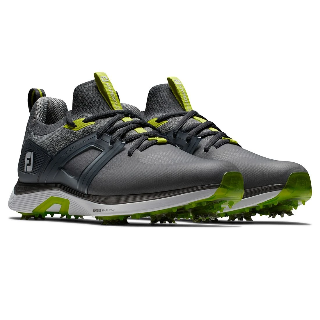 FootJoy HyperFlex Golf Shoes Grey/Lime 3 FootJoy HyperFlex Golf Shoes Grey/Lime - Image 3