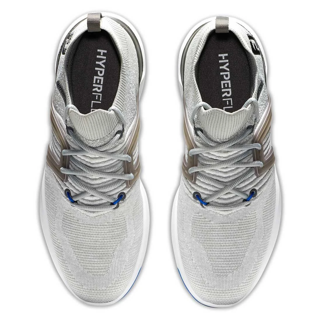 FootJoy HyperFlex Golf Shoes Grey/White/Blue 6 FootJoy HyperFlex Golf Shoes Grey/White/Blue - Image 6