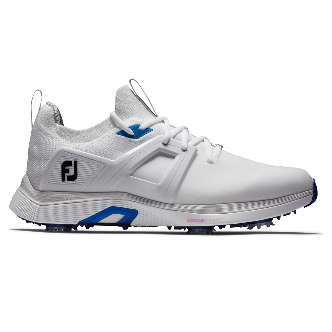 FootJoy HyperFlex Golf Shoes White/Blue 1 FootJoy HyperFlex Golf Shoes White/Blue