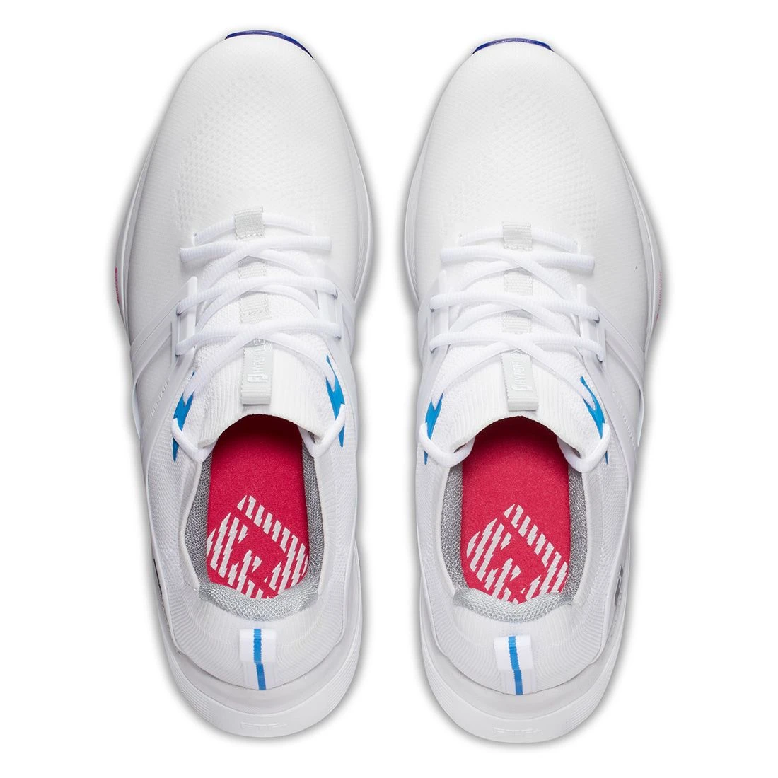 FootJoy HyperFlex Golf Shoes White/Blue 5 FootJoy HyperFlex Golf Shoes White/Blue - Image 5