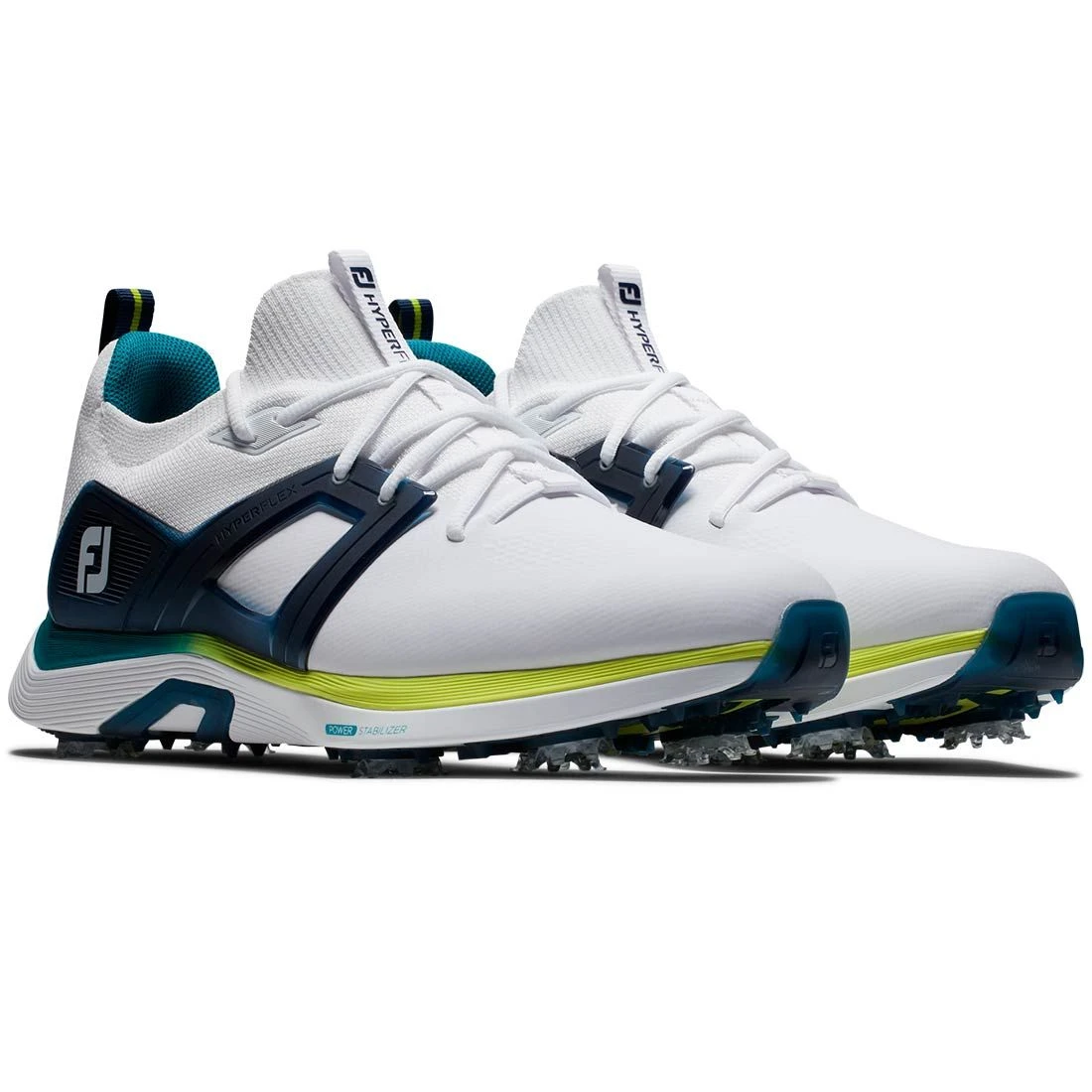 FootJoy HyperFlex Golf Shoes White/Navy/Lime 5 FootJoy HyperFlex Golf Shoes White/Navy/Lime - Image 5