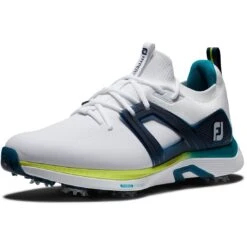FootJoy HyperFlex Golf Shoes White/Navy/Lime 10 FootJoy HyperFlex Golf Shoes White/Navy/Lime -Callaway Store footjoy hyperflex golf shoes white navy lime 51075 toe itempicture