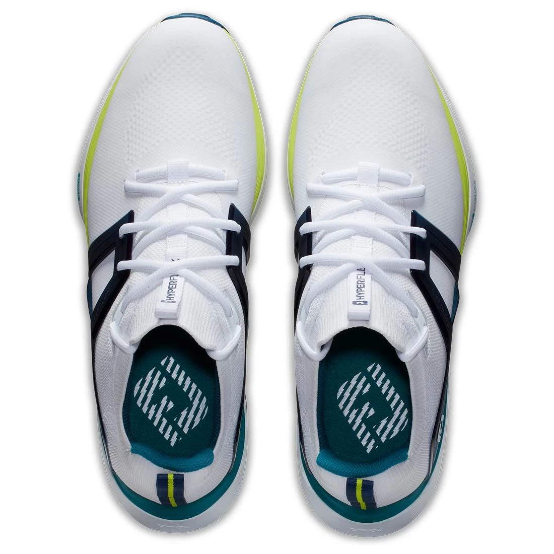 FootJoy HyperFlex Golf Shoes White/Navy/Lime 7 FootJoy HyperFlex Golf Shoes White/Navy/Lime - Image 7