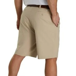 FootJoy Pleated Shorts 5 FootJoy Pleated Shorts -Callaway Store footjoy pleated shorts khaki back itempicture