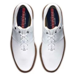 FootJoy Premiere Series Packard Golf Shoes White/White -Callaway Store footjoy premiere series packard golf shoes white white top