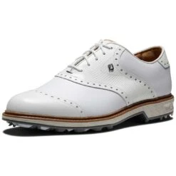 FootJoy Premiere Series Wilcox Golf Shoes White 9 FootJoy Premiere Series Wilcox Golf Shoes White -Callaway Store footjoy premiere series wilcox golf shoe white 54322 front itempicture