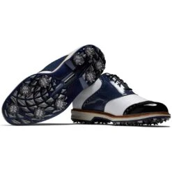 FootJoy Premiere Series Wilcox Golf Shoes Navy/White 8 FootJoy Premiere Series Wilcox Golf Shoes Navy/White -Callaway Store footjoy premiere series wilcox golf shoes navy white 54323 pair itempicture