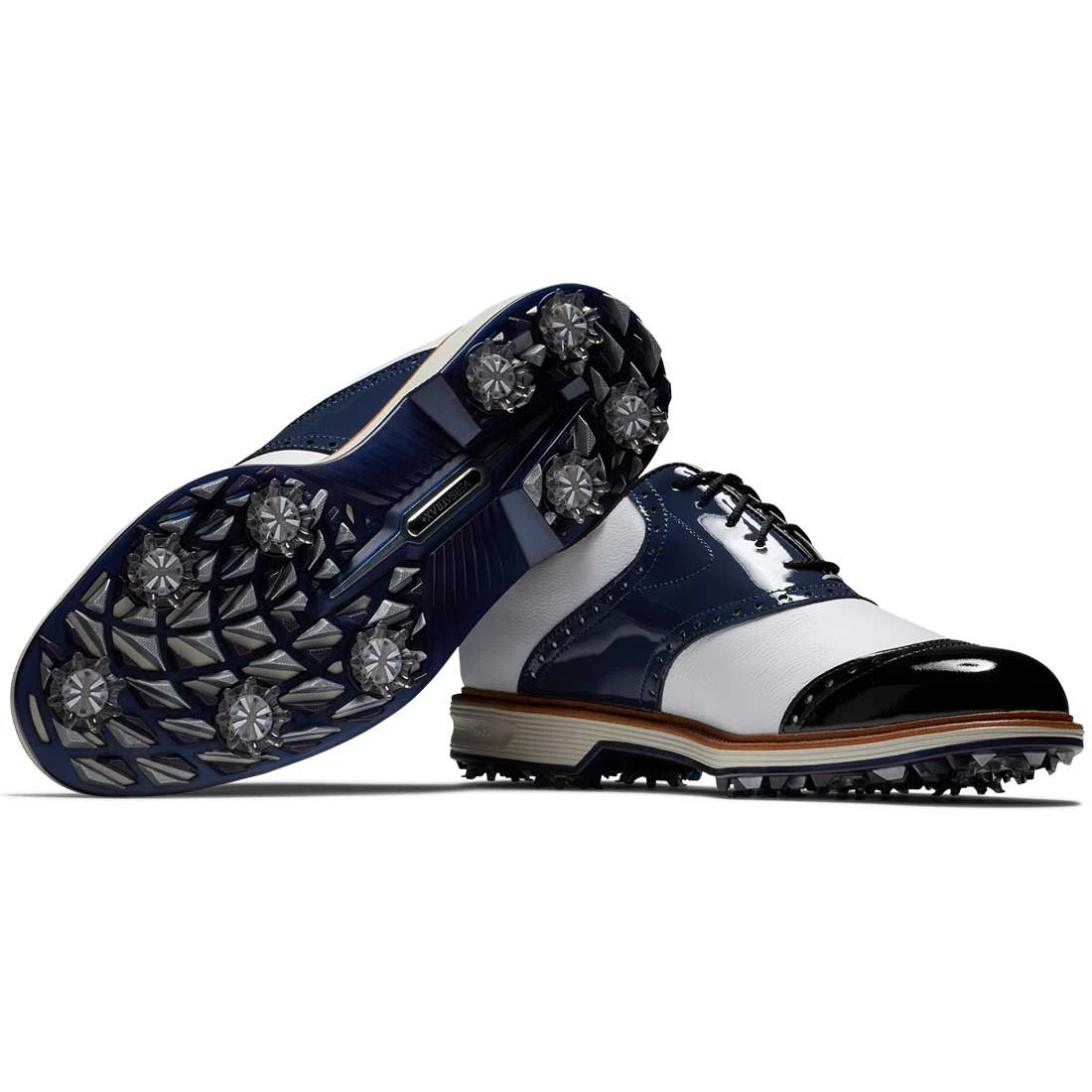 FootJoy Premiere Series Wilcox Golf Shoes Navy/White 3 FootJoy Premiere Series Wilcox Golf Shoes Navy/White - Image 3