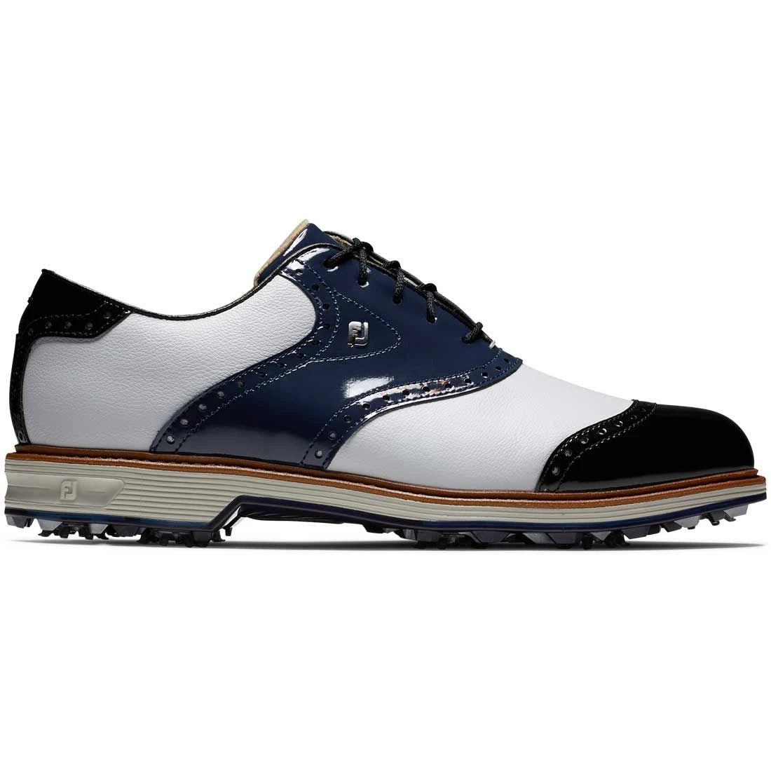 FootJoy Premiere Series Wilcox Golf Shoes Navy/White 1 FootJoy Premiere Series Wilcox Golf Shoes Navy/White