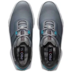 FootJoy Pro SL Sport Golf Shoes Grey/Reef Blue 13 FootJoy Pro SL Sport Golf Shoes Grey/Reef Blue -Callaway Store footjoy pro sl sport golf shoes grey reef blue 53855 top itempicture