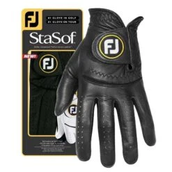FootJoy 2018 StaSof Golf Glove -Callaway Store footjoy stasof golf glove black black