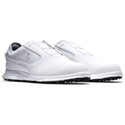 FootJoy Superlites XP Golf Shoes White/Blue 9 FootJoy Superlites XP Golf Shoes White/Blue -Callaway Store footjoy superlites xp golf shoes white blue pair itempicture