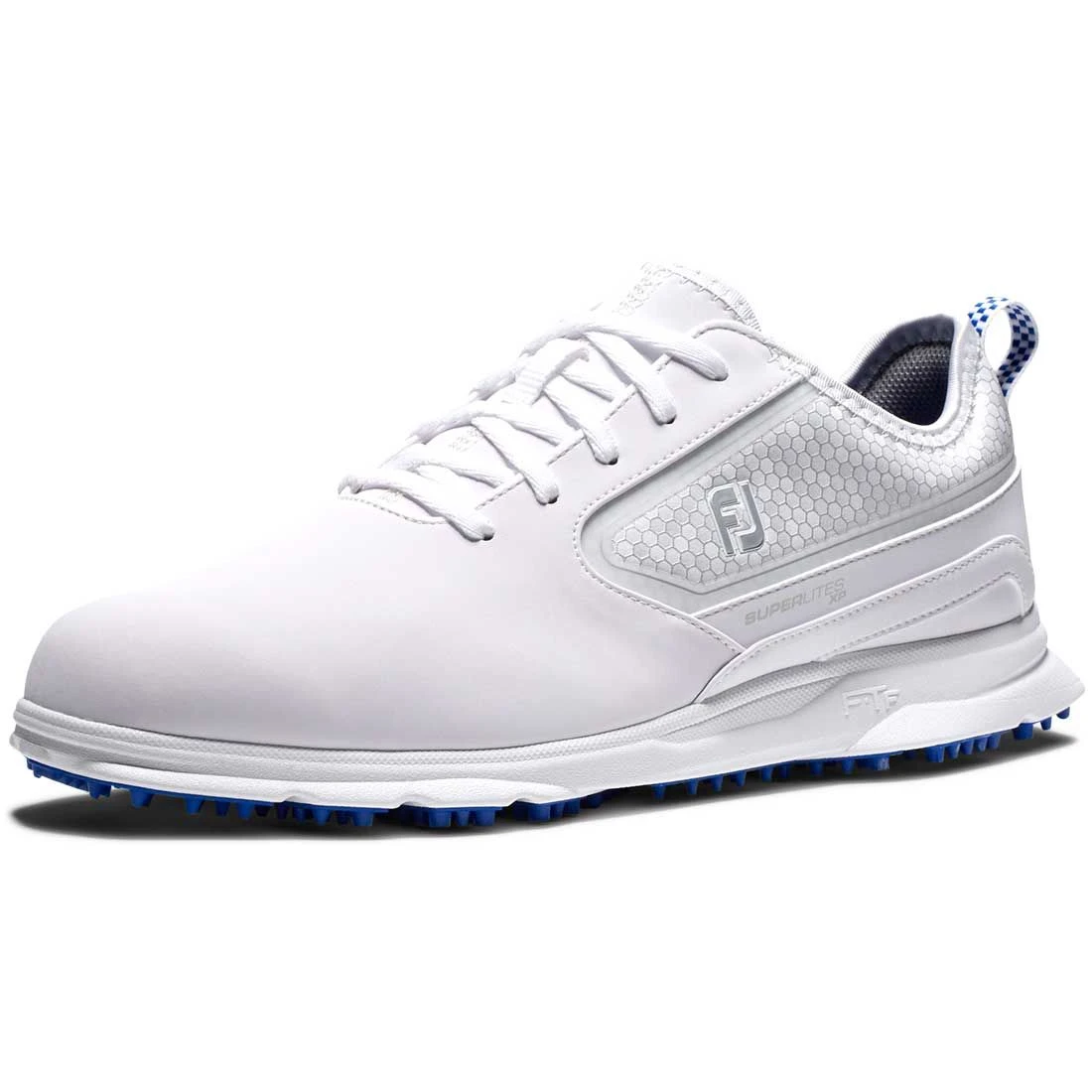 FootJoy Superlites XP Golf Shoes White/Blue 3 FootJoy Superlites XP Golf Shoes White/Blue - Image 3