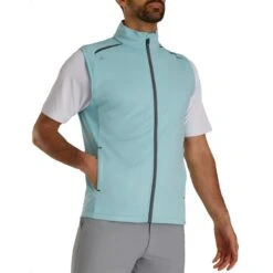 FootJoy ThermoSeries Fleece Back Vest 7 FootJoy ThermoSeries Fleece Back Vest -Callaway Store footjoy thermoseries fleece back vest seaglass itempicture