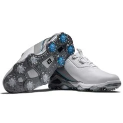 FootJoy Tour Alpha Golf Shoes White/Grey/Blue 12 FootJoy Tour Alpha Golf Shoes White/Grey/Blue -Callaway Store footjoy tour alpha golf shoes white grey blue combo itempicture
