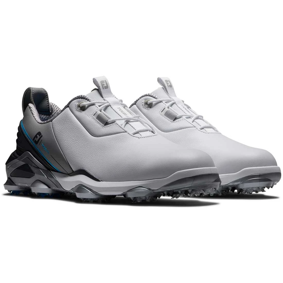 FootJoy Tour Alpha Golf Shoes White/Grey/Blue 5 FootJoy Tour Alpha Golf Shoes White/Grey/Blue - Image 5