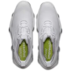 FootJoy Tour Alpha Golf Shoes White/Grey/Lime -Callaway Store footjoy tour alpha golf shoes white grey lime top itempicture