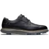 FootJoy Traditions Wing Tip Golf Shoes Black/Blue/Grey