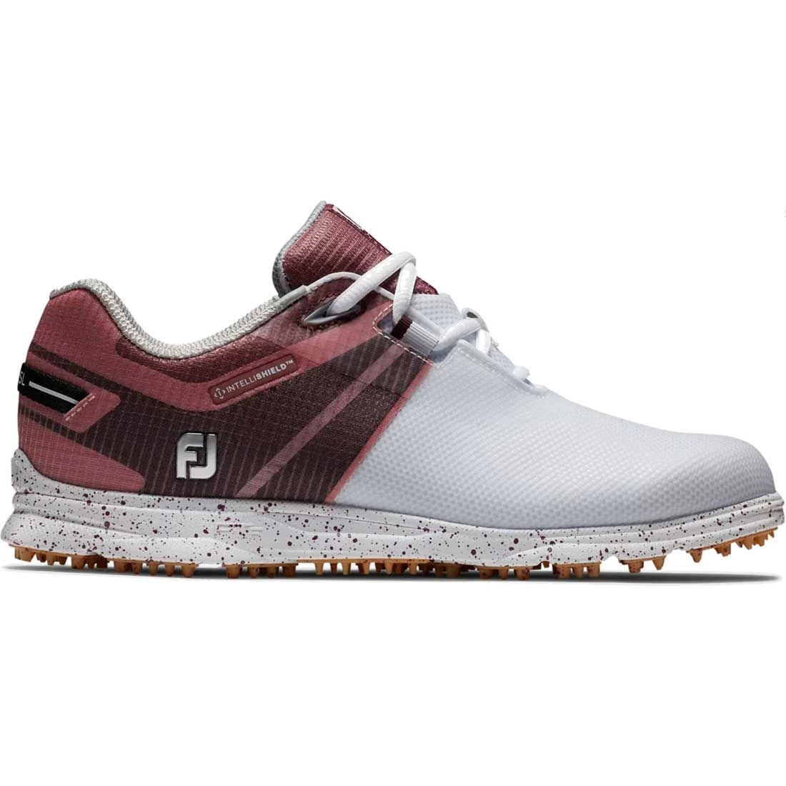 FootJoy Women's Pro SL Sport Golf Shoes White/Burgundy 1 FootJoy Women's Pro SL Sport Golf Shoes White/Burgundy