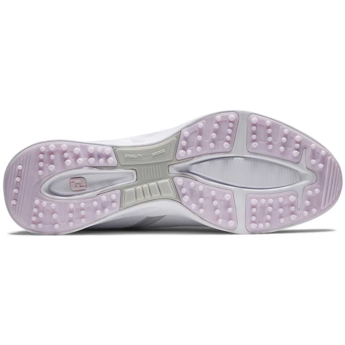 FootJoy Women's FJ Fuel Golf Shoes White/White/Pink 2 FootJoy Women's FJ Fuel Golf Shoes White/White/Pink - Image 2