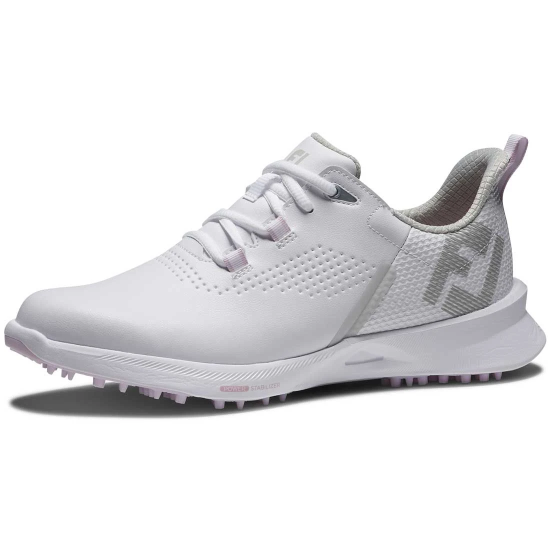 FootJoy Women's FJ Fuel Golf Shoes White/White/Pink 3 FootJoy Women's FJ Fuel Golf Shoes White/White/Pink - Image 3