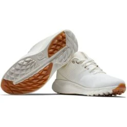FootJoy Women's Flex Golf Shoes White/Beige 11 FootJoy Women's Flex Golf Shoes White/Beige -Callaway Store footjoy womens flex golf shoes white beige 95718 combo itempicture