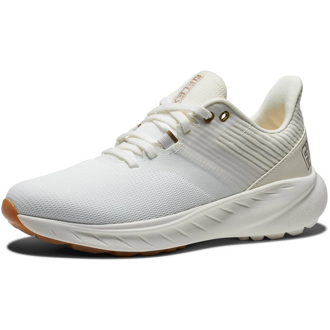 FootJoy Women's Flex Golf Shoes White/Beige 3 FootJoy Women's Flex Golf Shoes White/Beige - Image 3