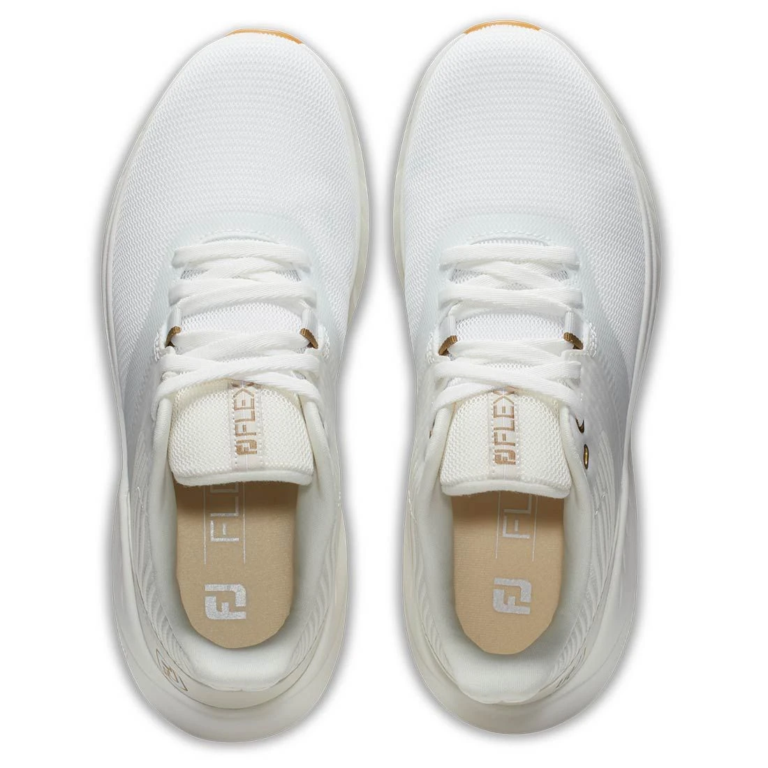FootJoy Women's Flex Golf Shoes White/Beige 7 FootJoy Women's Flex Golf Shoes White/Beige - Image 7