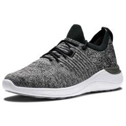 FootJoy Women's Flex XP Golf Shoes Black/Charcoal -Callaway Store footjoy womens flex xp golf shoes black charcoal front itempicture