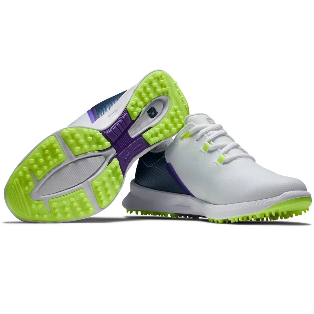 FootJoy Women's Fuel Sport Golf Shoes White/Navy 5 FootJoy Women's Fuel Sport Golf Shoes White/Navy - Image 5