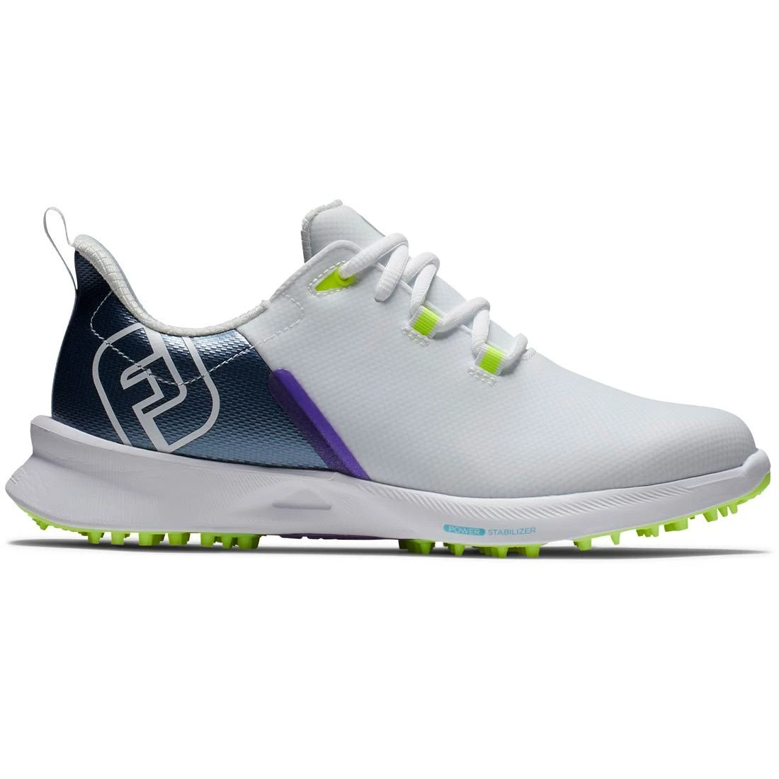FootJoy Women's Fuel Sport Golf Shoes White/Navy 1 FootJoy Women's Fuel Sport Golf Shoes White/Navy
