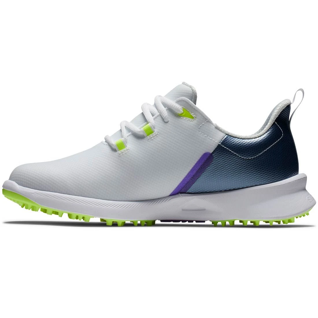FootJoy Women's Fuel Sport Golf Shoes White/Navy 6 FootJoy Women's Fuel Sport Golf Shoes White/Navy - Image 6