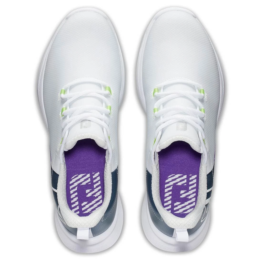 FootJoy Women's Fuel Sport Golf Shoes White/Navy 7 FootJoy Women's Fuel Sport Golf Shoes White/Navy - Image 7
