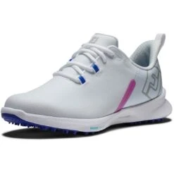 FootJoy Women's Fuel Sport Golf Shoes White/Pink 9 FootJoy Women's Fuel Sport Golf Shoes White/Pink -Callaway Store footjoy womens fuel sport golf shoes white pink 90127 toe itempicture